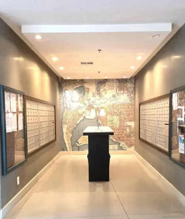 a view of a room with window