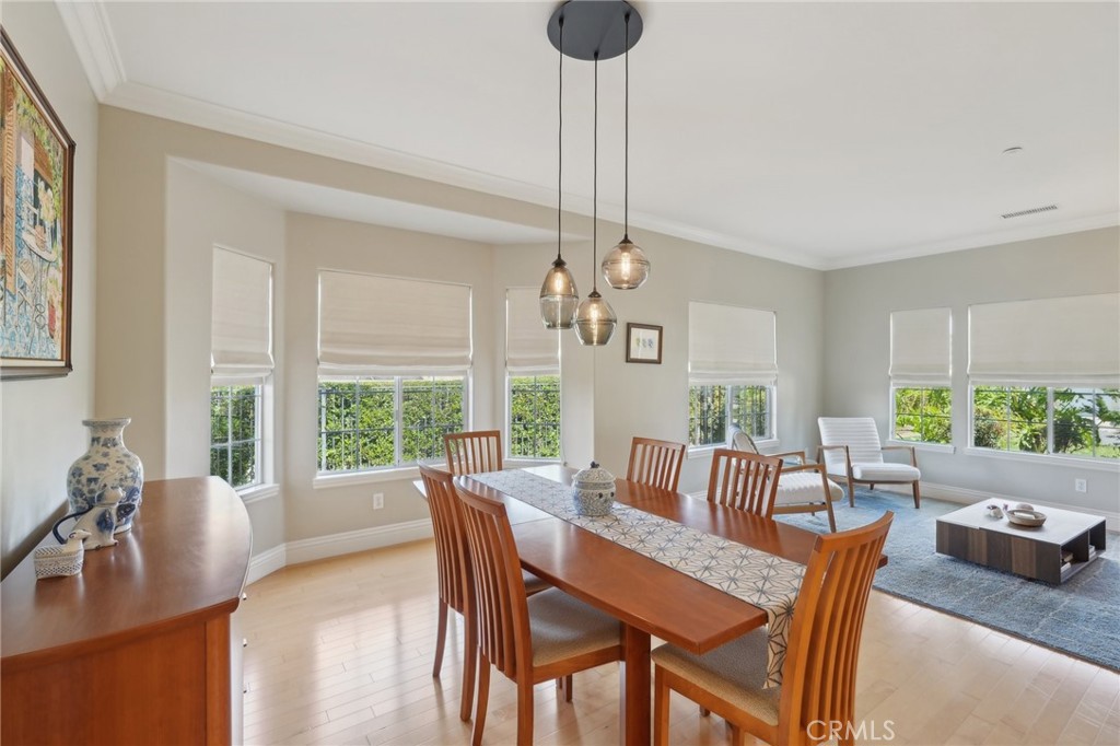 5965 Vía Loma Riverside, CA 92506 - Photo 17 of 41 a view of a dining room with furniture window and outside view