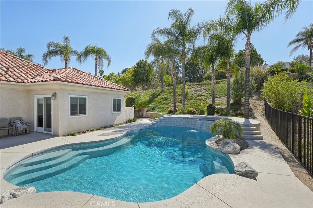 5965 Vía Loma Riverside, CA 92506 - Photo 34 of 41 a backyard of a house with table and chairs plants
