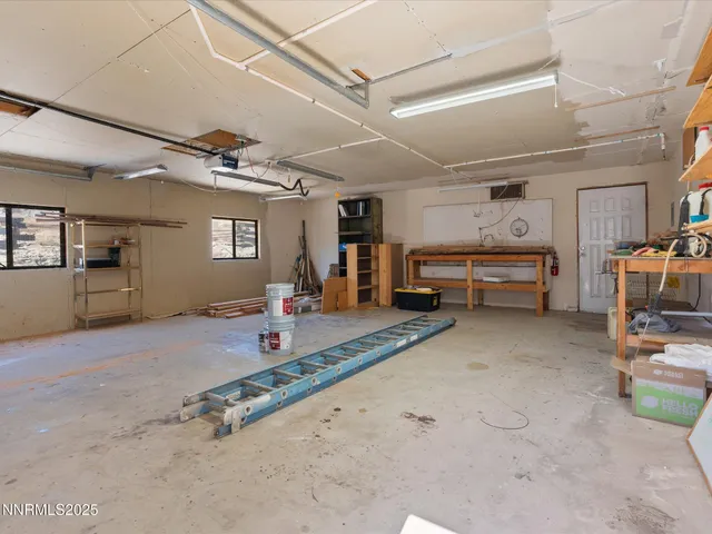 a view of a house with a mountain