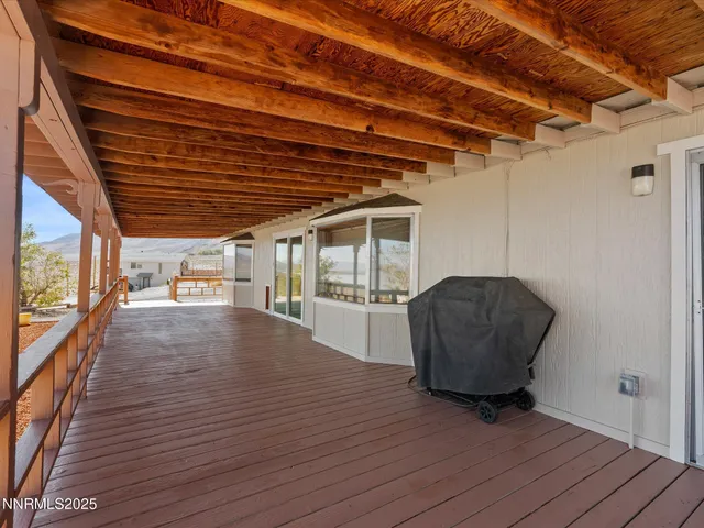 a view of ocean and mountain