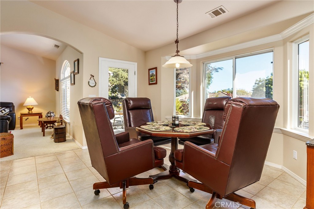 535 Charro Way Nipomo, CA 93444 - Photo 9 of 34 a view of a dining room with furniture window and outside view