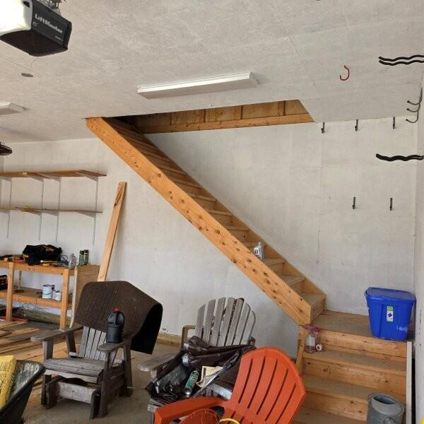 69 Morse Road Fort Fairfield, ME 04742 - Photo 49 of 53 Stairs to Garage loft
