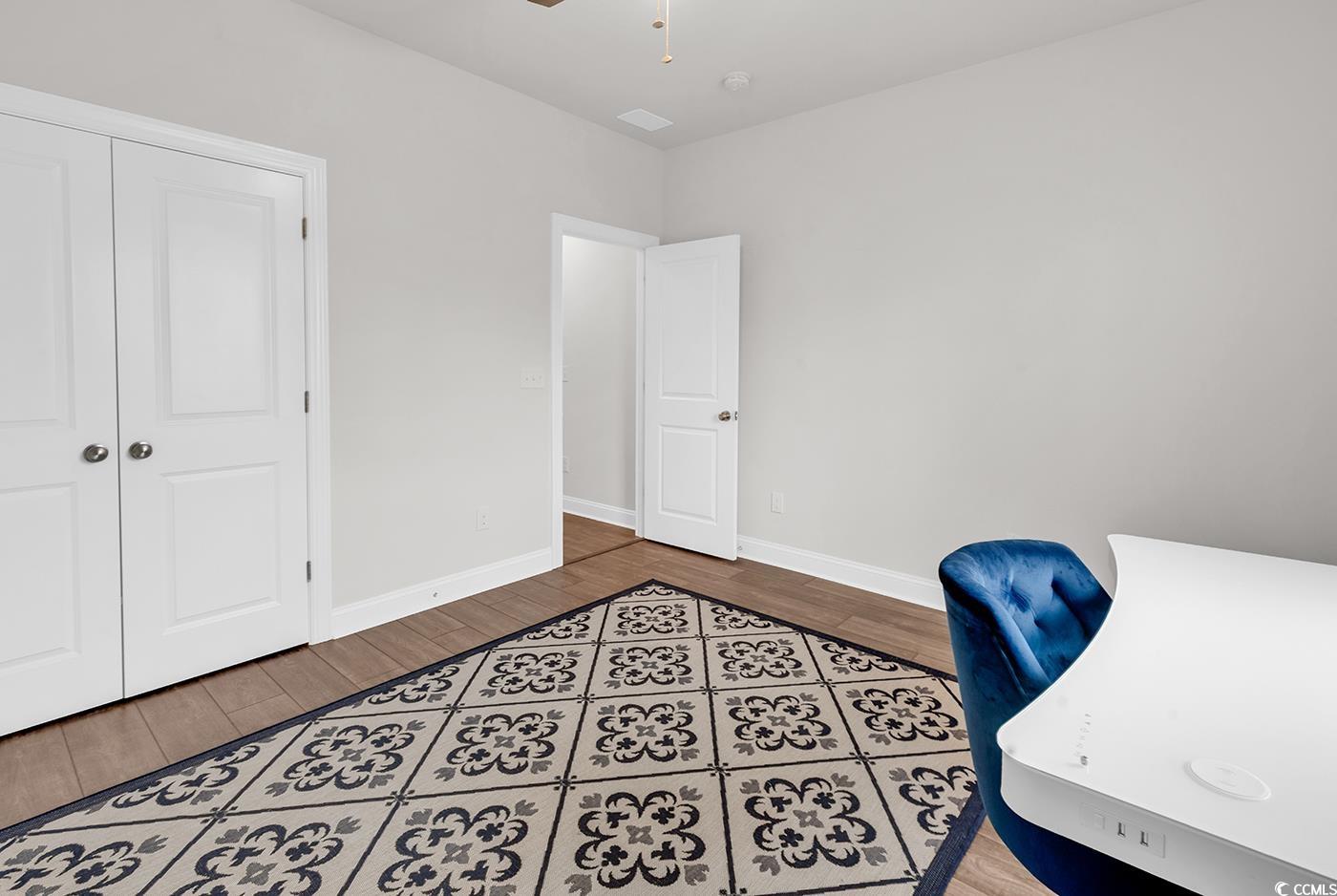 535 Chanted Drive Murrells Inlet, SC 29576 - Photo 27 of 37 Bedroom #3/home office featuring light wood-style floors and ceiling fan