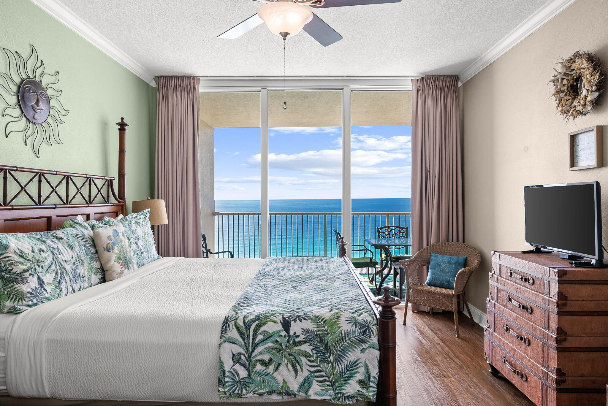 17281 Front Beach Road, Unit 806 Panama City Beach, FL 32413 - Photo 17 of 42 Master Bedroom with a View