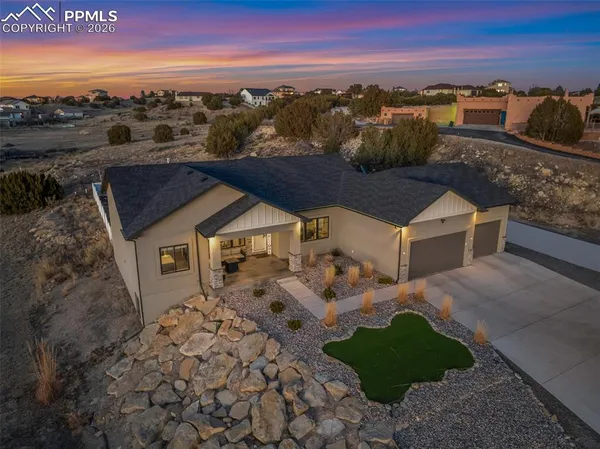 a view of city from balcony