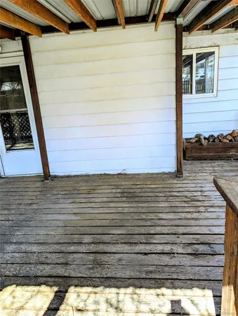 a view of front door