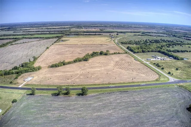 an aerial view of a beach