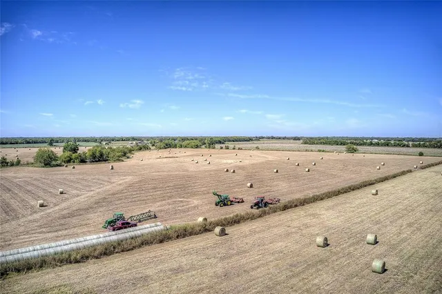 an aerial view of beach and ocean