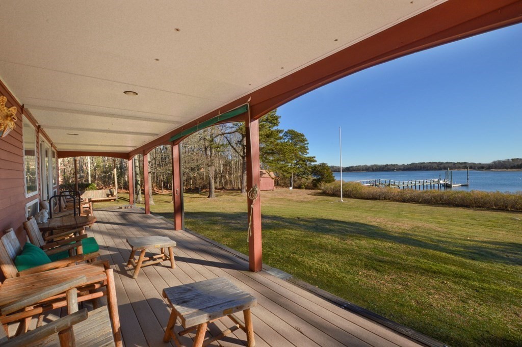 95 S Road Bourne, MA 02559 - Photo 22 of 33 a view of a balcony with lake view