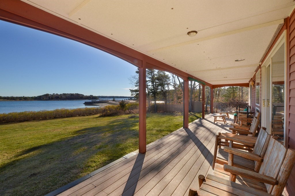95 S Road Bourne, MA 02559 - Photo 23 of 33 a view of a balcony with lake view and a ocean view