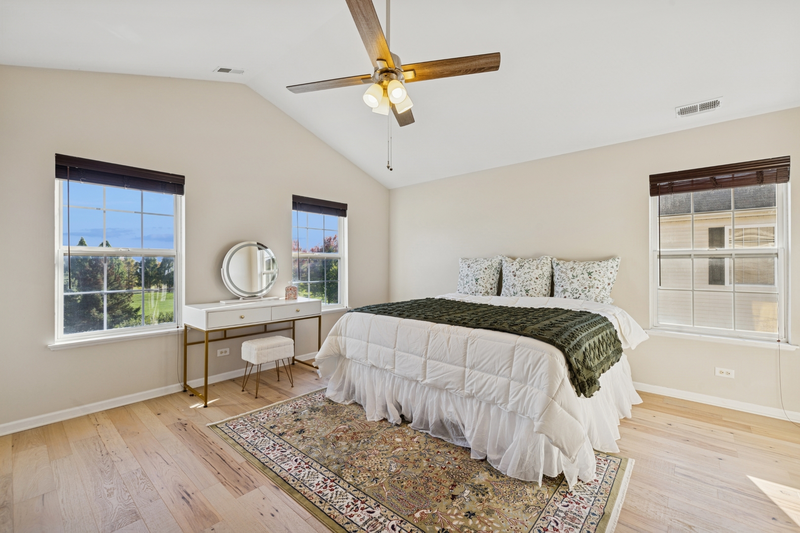152 Jackson Street Gilberts, IL 60136 - Photo 15 of 31 a bedroom with a bed a table and chair