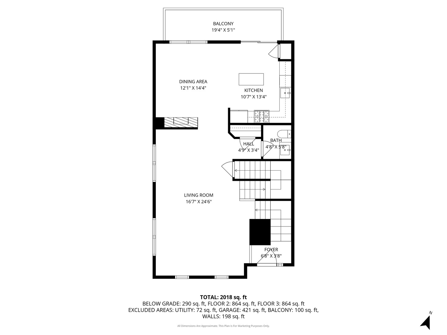 152 Jackson Street Gilberts, IL 60136 - Photo 29 of 31 a picture of a wall with white wall and a painting