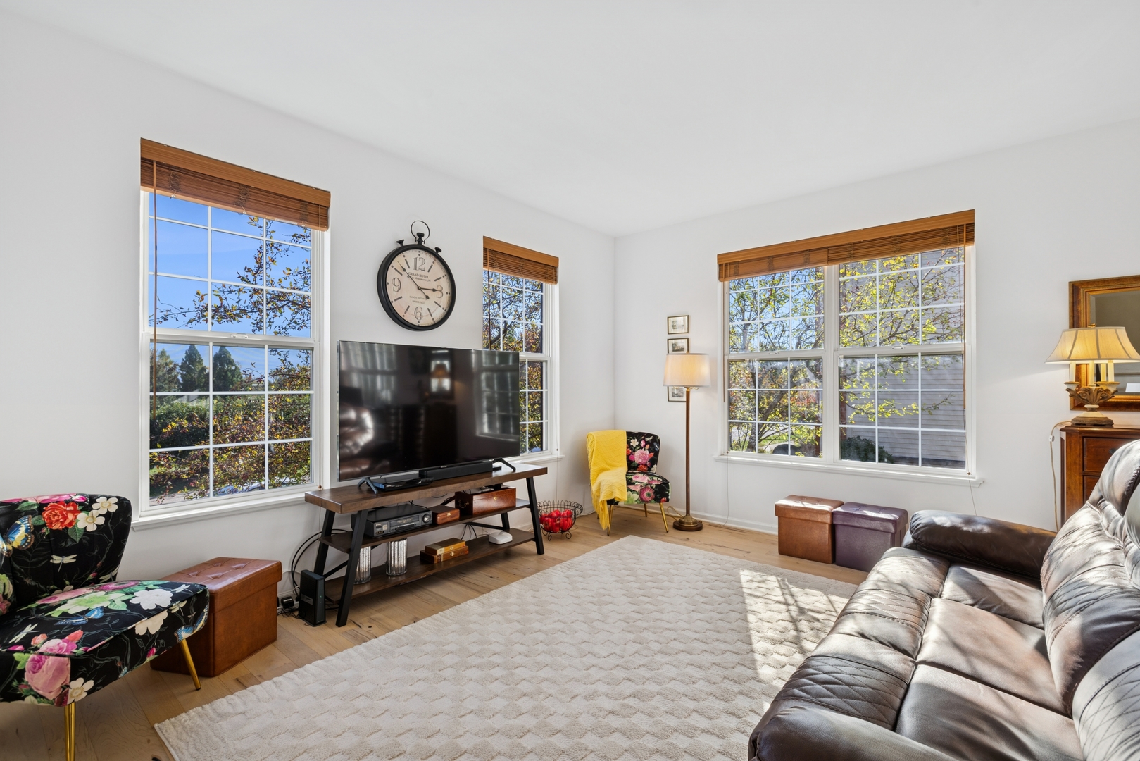 152 Jackson Street Gilberts, IL 60136 - Photo 6 of 31 a living room with furniture a window and a flat screen tv