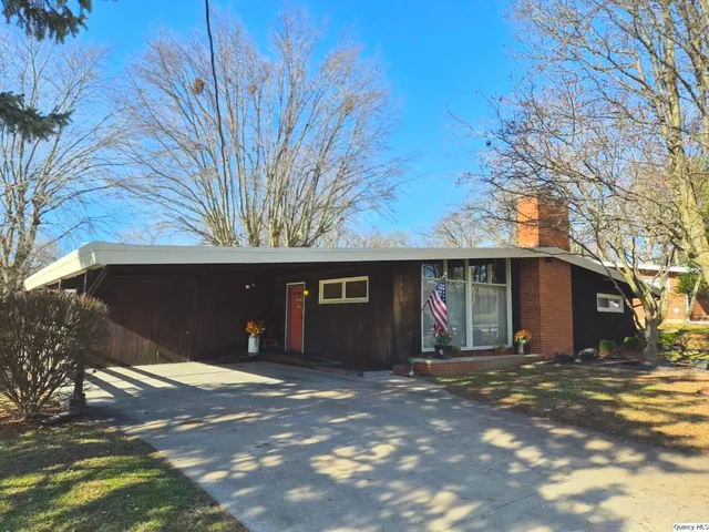 a backyard of a house