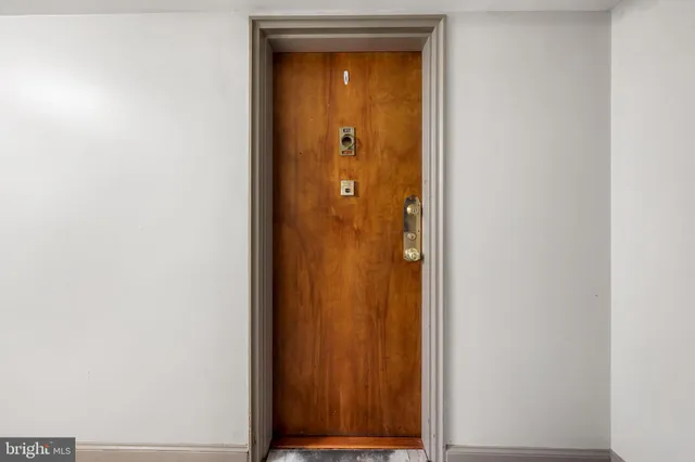 a view of a elevator