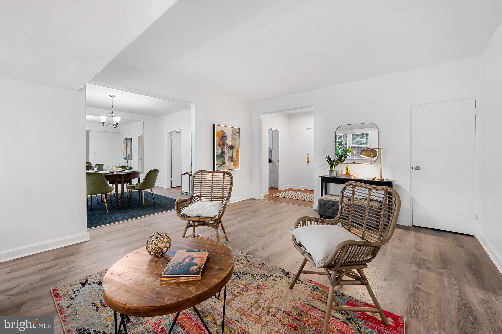 3601 Greenway, Unit 1 Baltimore, MD 21218 - Photo 8 of 29 a living room with furniture and a wooden floor