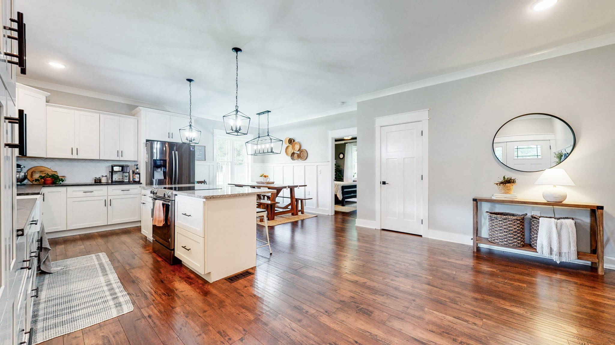 3 Blue Smith Road Petersburg, TN 37144 - Photo 8 of 37 a view of kitchen and dining room with wooden floor