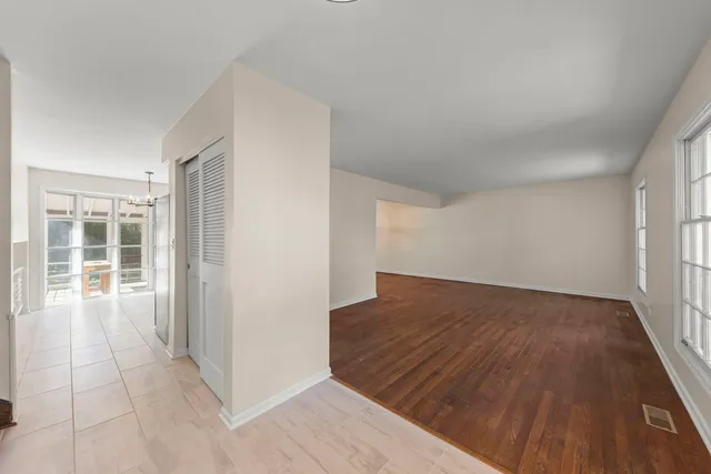 wooden floor in an empty room
