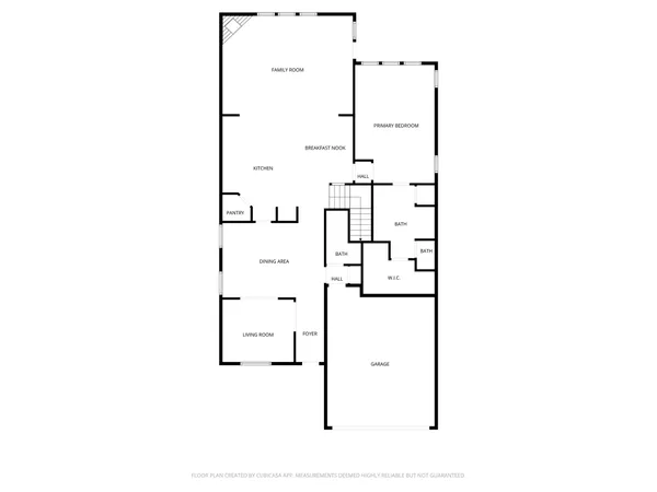 a picture of a floor plan