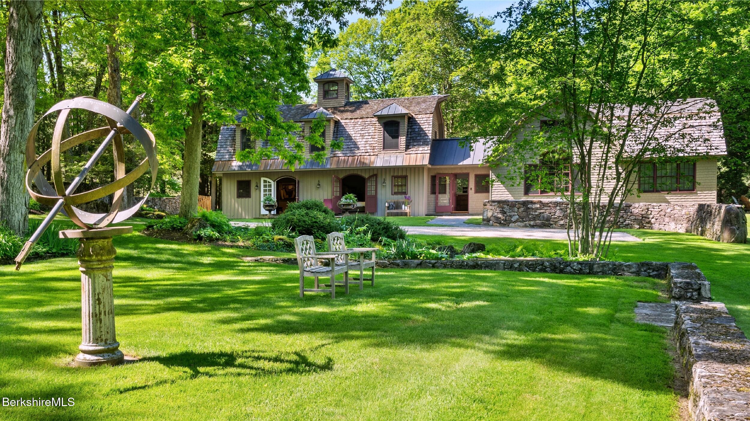 232 Giberson Road Sheffield, MA 01257 - Photo 8 of 53 a front view of a house with garden