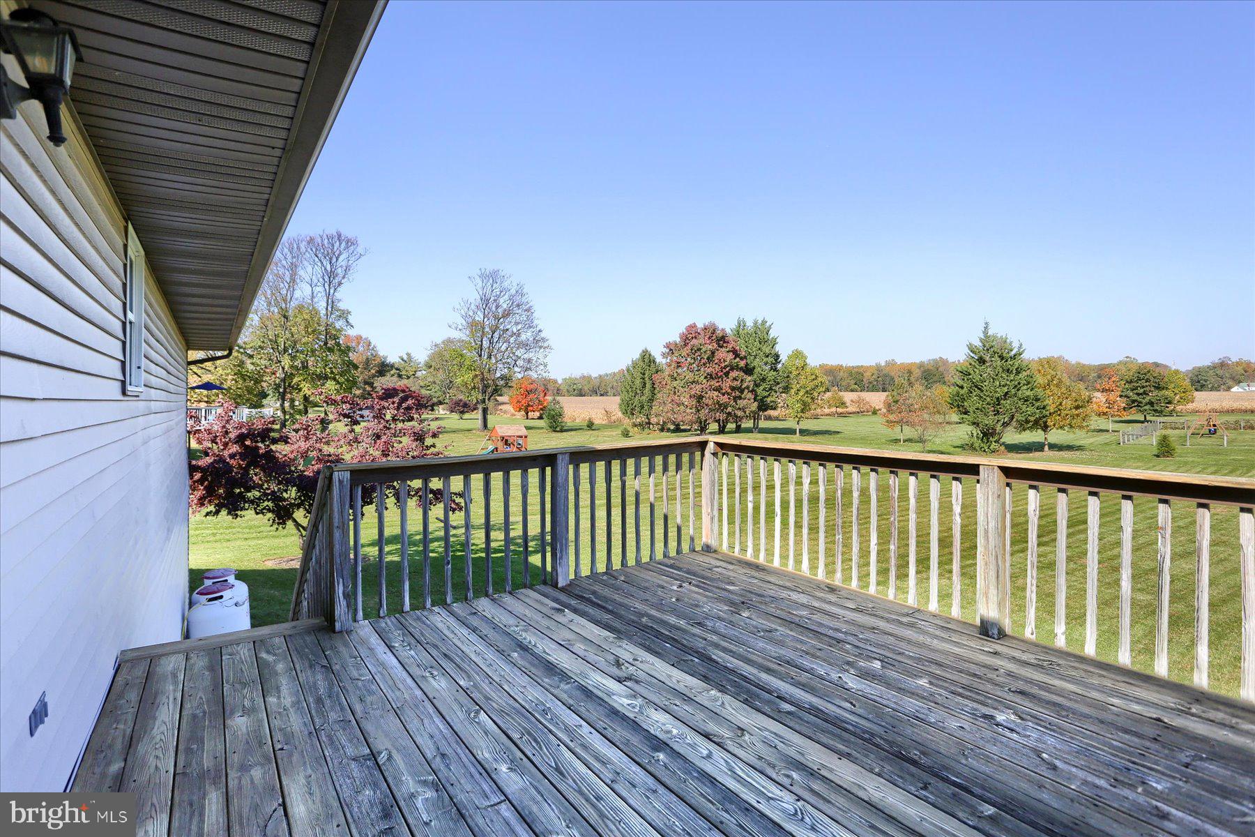 Upstairs deck