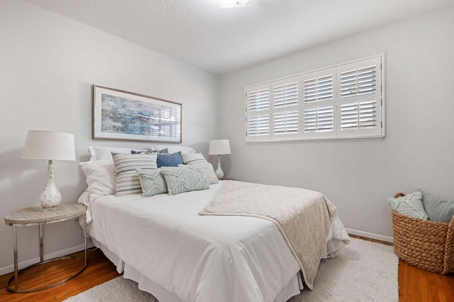 52 Deerhurst Drive Santa Barbara, CA 93117 - Photo 7 of 13 a bedroom with a bed and a couch