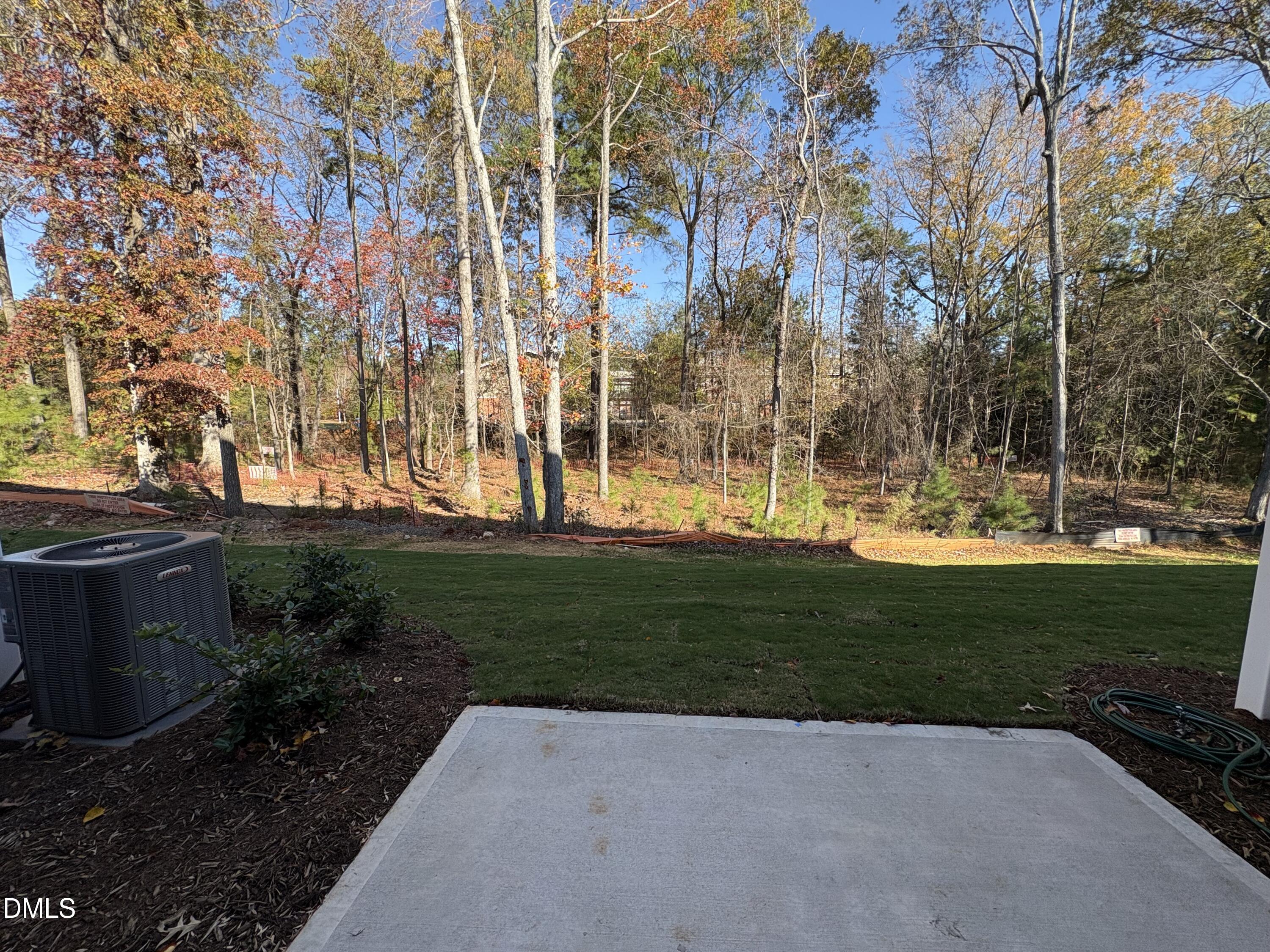 6046 Dunzo Drive Raleigh, NC 27617 - Photo 23 of 44 a view of backyard with green space