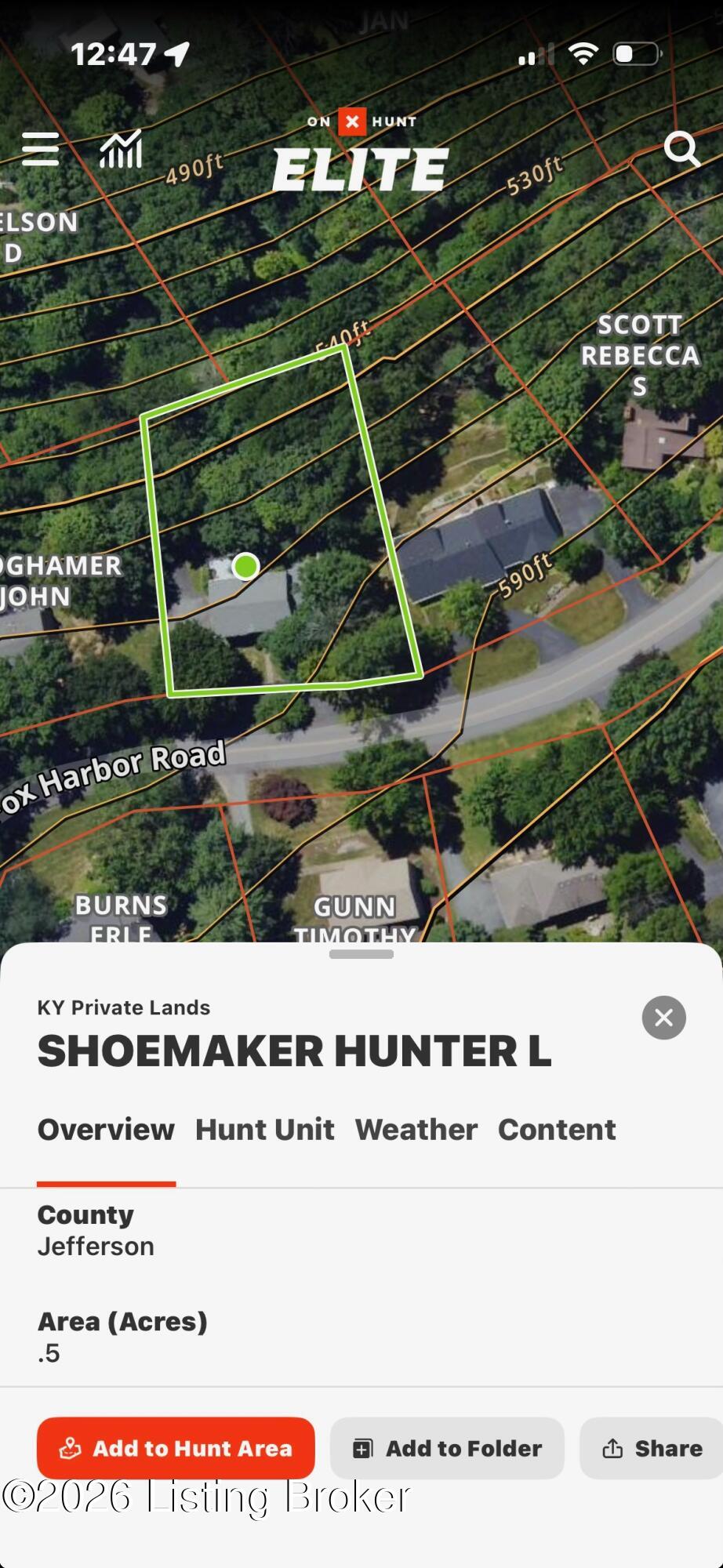 7231 Fox Harbor Road Prospect, KY 40059 - Photo 9 of 53 AERIAL MAP VIEW OF TYPO