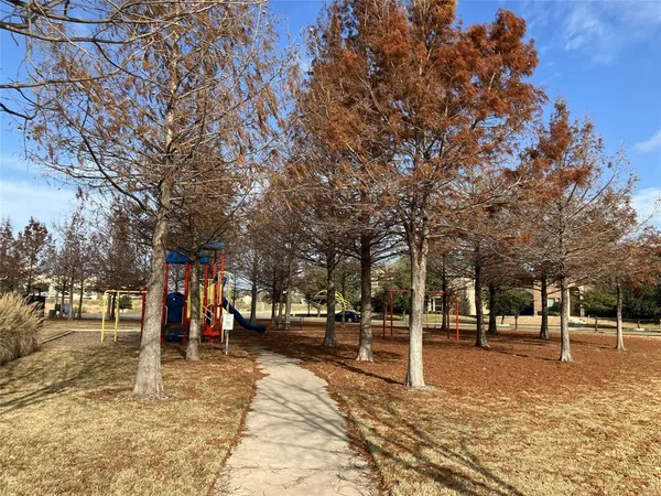 a view of outdoor space with seating