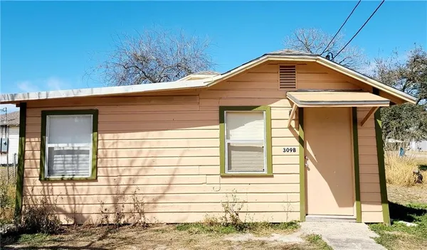 a view of a house with a door