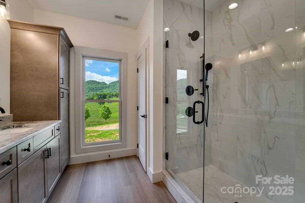 70 Knox Best Street Clyde, NC 28721 - Photo 20 of 33 a bathroom with a shower