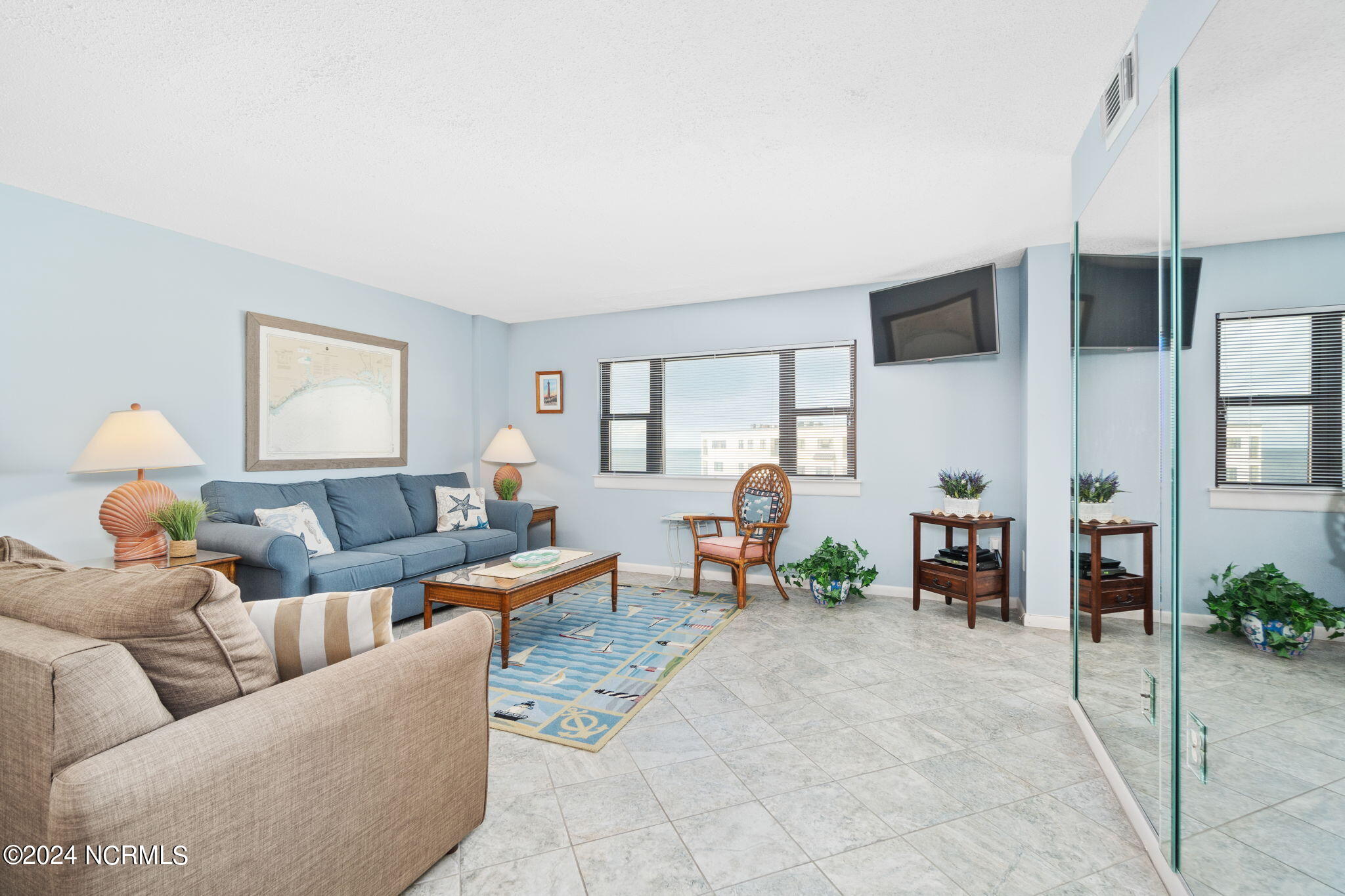1505 Salter Path Road, Unit 516 Indian Beach, NC 28512 - Photo 12 of 44 Open concept living space w/ views