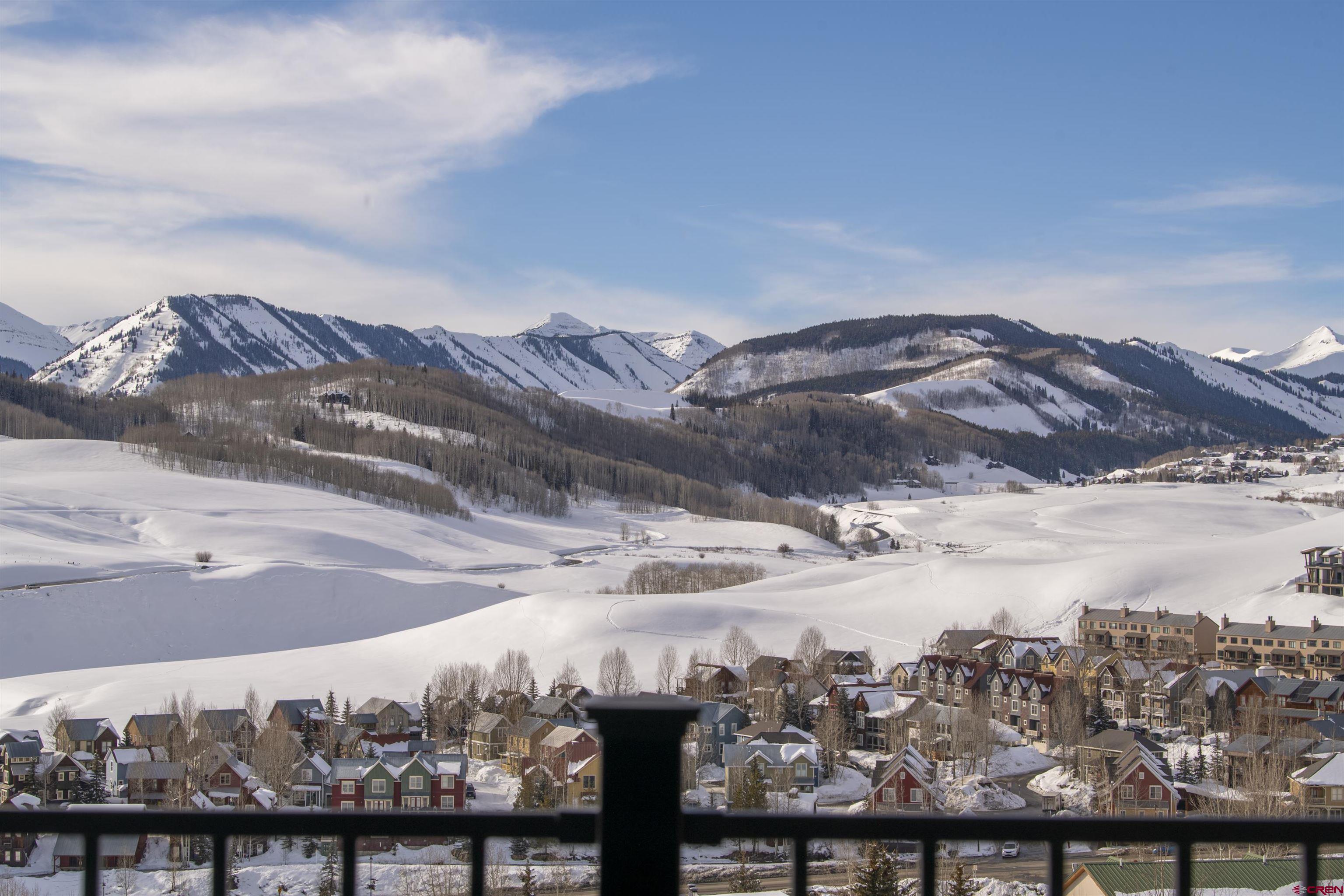 32 Hunter Hill Road, Unit B102 Crested Butte, CO 81225 - Photo 8 of 28 a view of a sky from a balcony