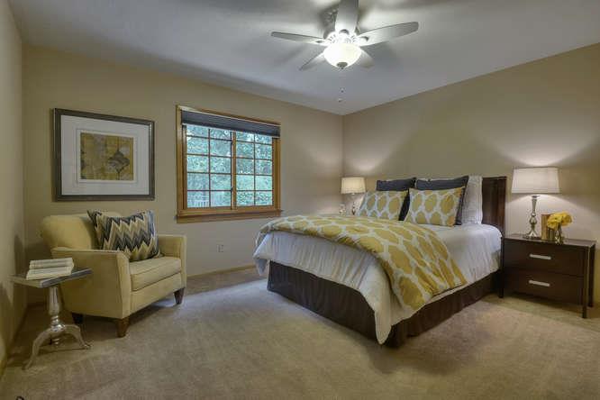 18531 Decatur Road Los Gatos, CA 95030 - Photo 18 of 23 a spacious bedroom with a bed and a couch