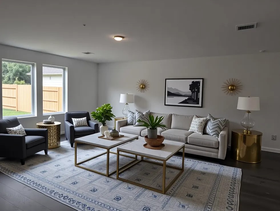 9015 Rose Pelican Lane Baytown, TX 77521 - Photo 4 of 14 a living room with furniture and a potted plant