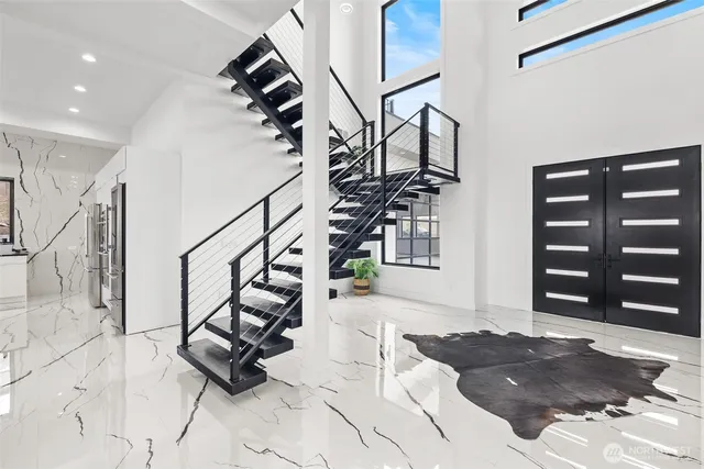 a view of entryway and hall