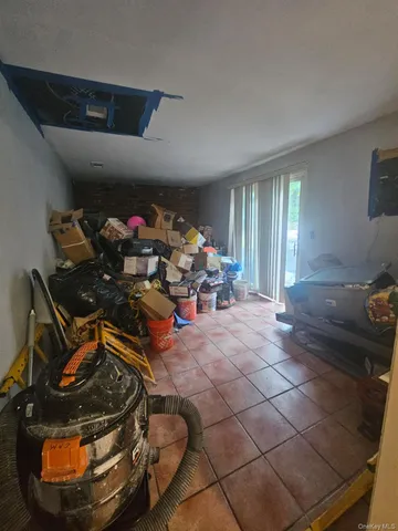 a room with gym equipment