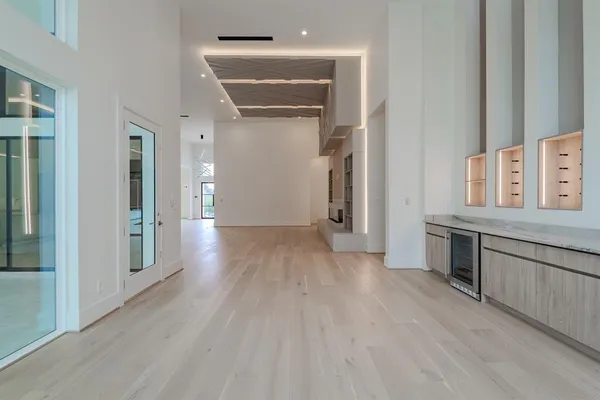 wooden floor in an empty room