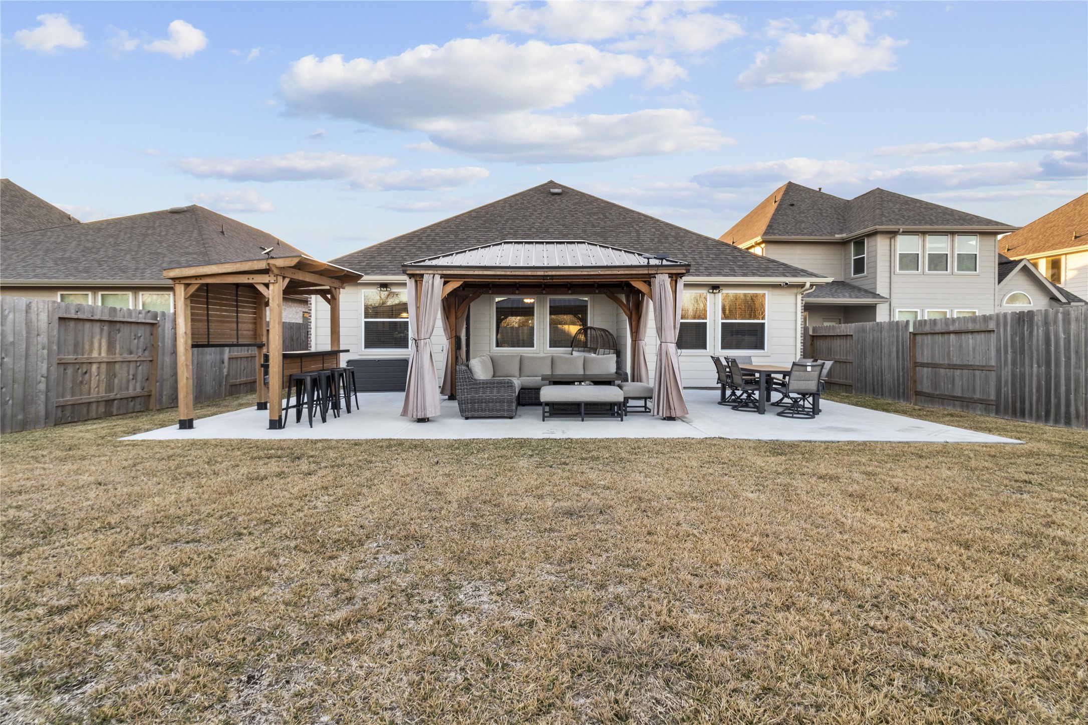 2811 Bisbee Road League City, TX 77573 - Photo 20 of 28 a front view of a house with a yard