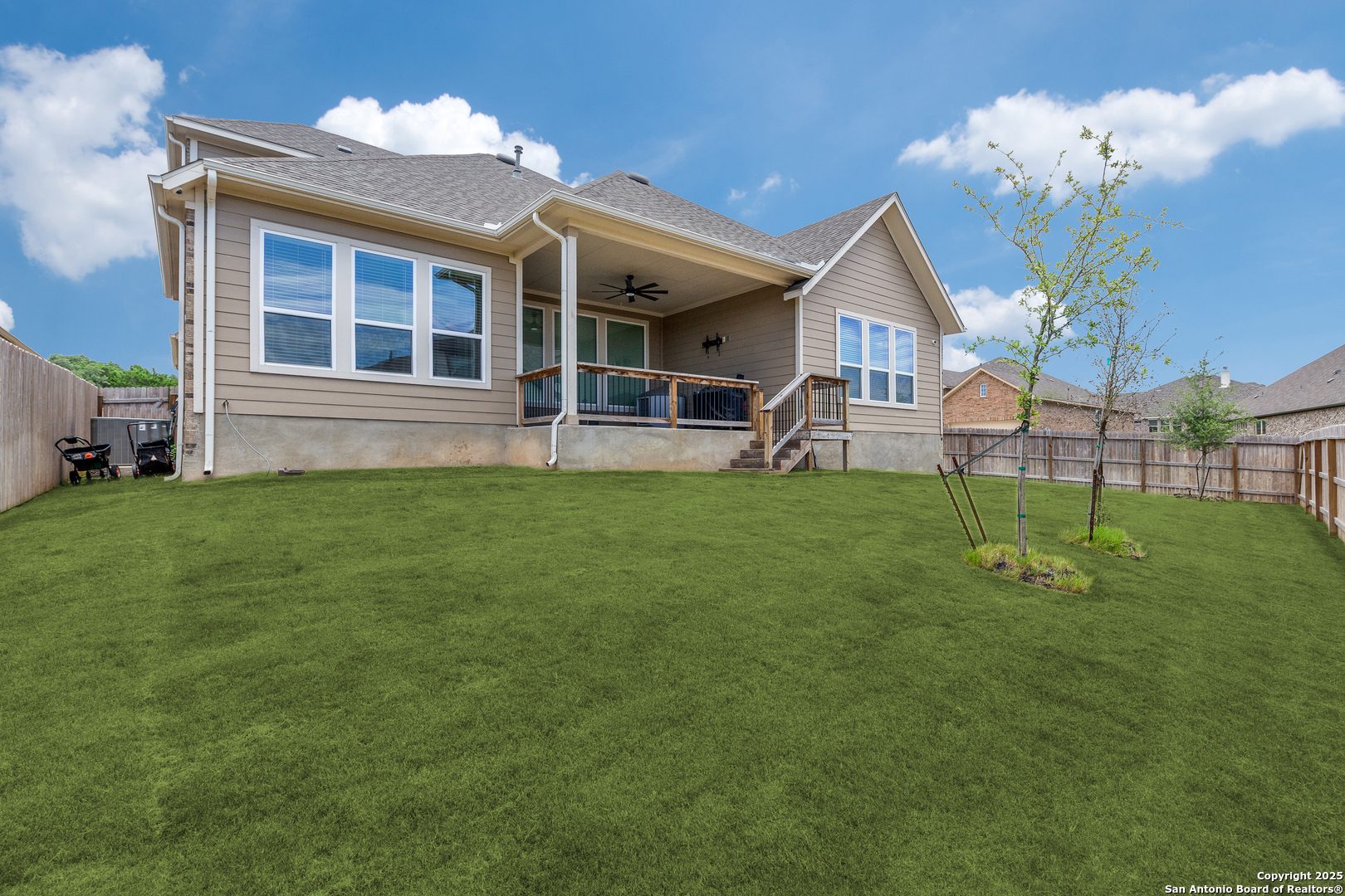 390 Rhapsody View Spring Branch, TX 78070 - Photo 33 of 39 a view of a house with a backyard