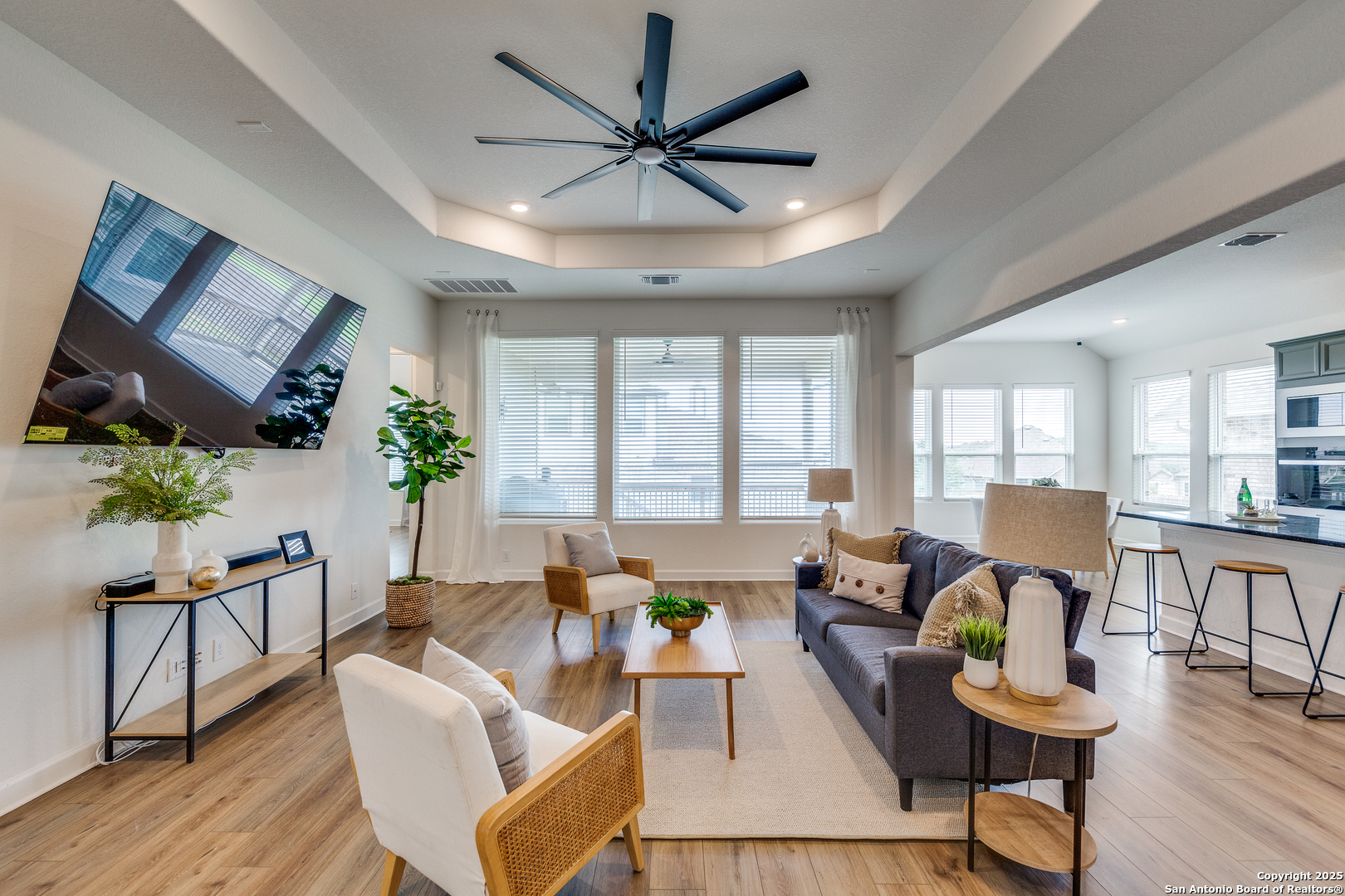 390 Rhapsody View Spring Branch, TX 78070 - Photo 8 of 39 a living room with furniture and a large window