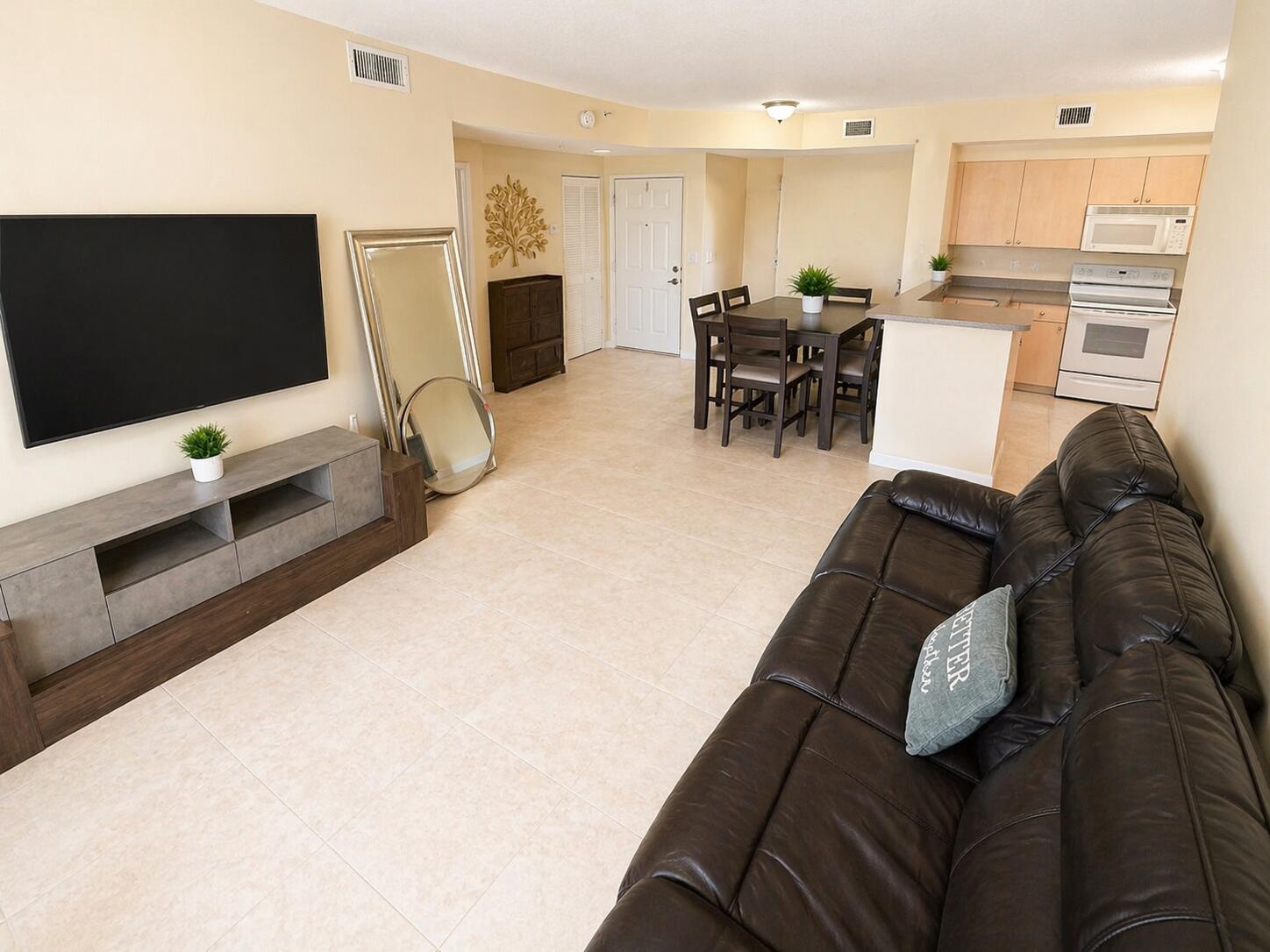 7980 North Nob Hill Road, Unit 205 Tamarac, FL 33321 - Photo 12 of 23 Living Room No TV