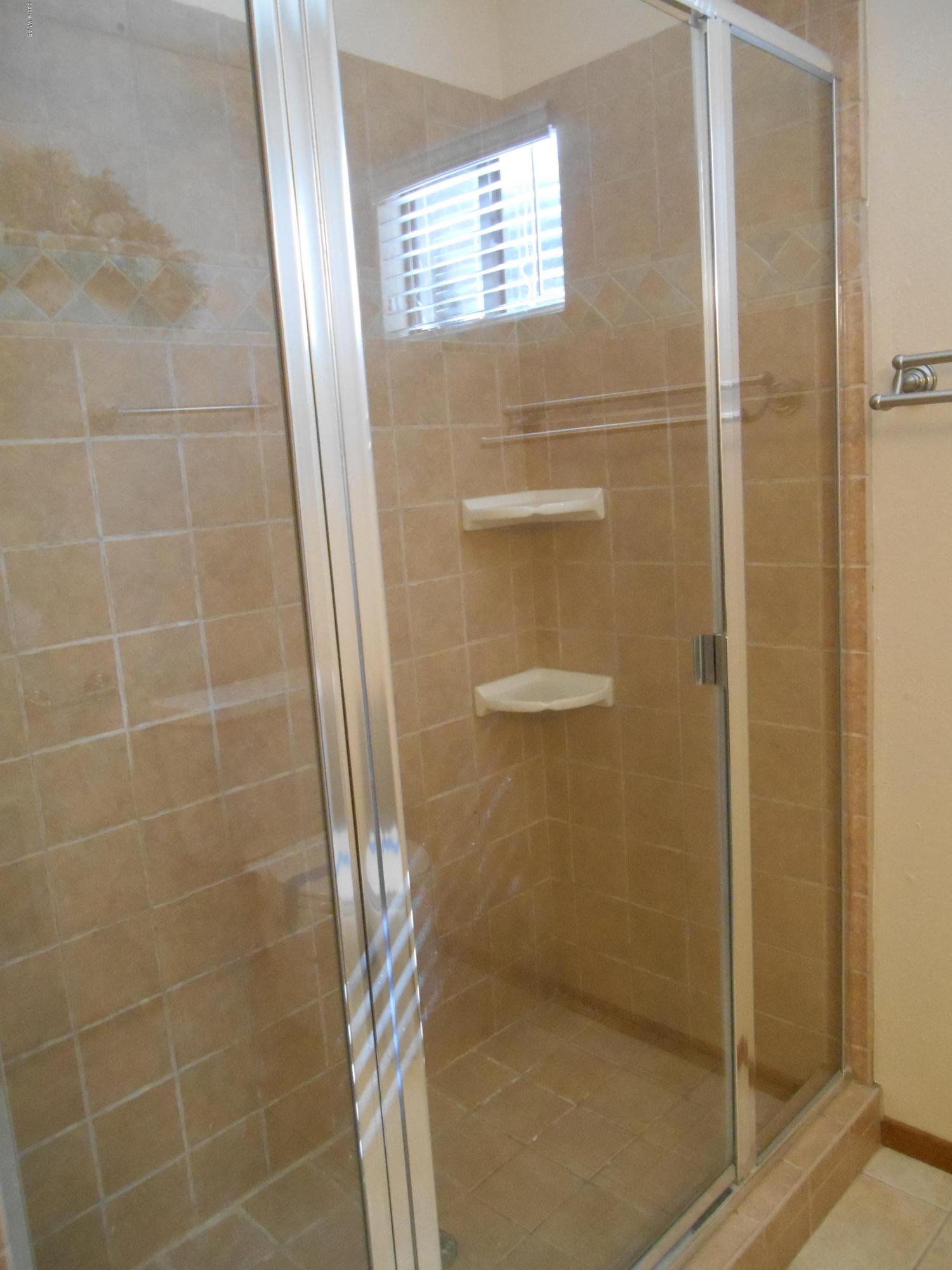 2141 Wildflower Road Overgaard, AZ 85933 - Photo 3 of 21 a bathroom with a glass door shower
