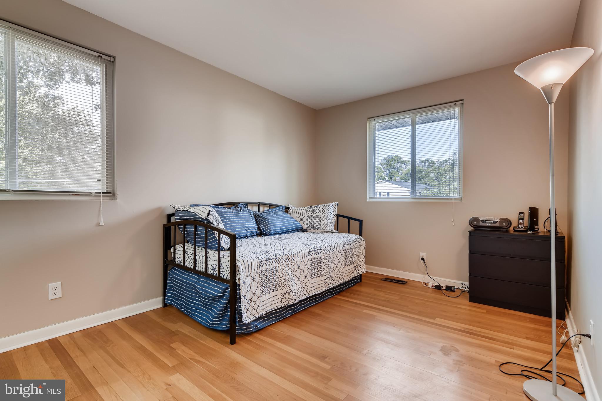 8644 Lucerne Road Randallstown, MD 21133 - Photo 12 of 32 Bedroom 2 | Original Hardwood Floors
