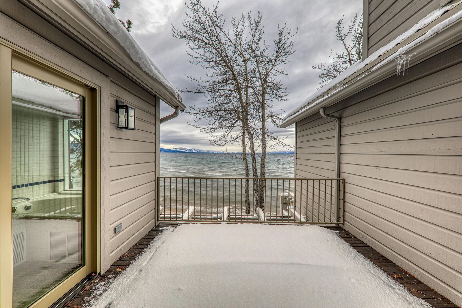 8000 North Lake Boulevard, Unit 5 Kings Beach, CA 96143 - Photo 26 of 28 a view of a house with a large window