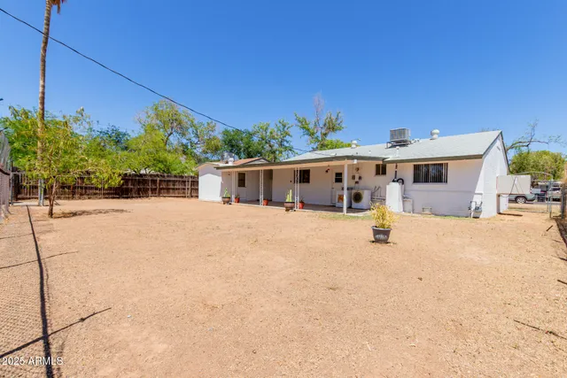 a view of a house with a patio