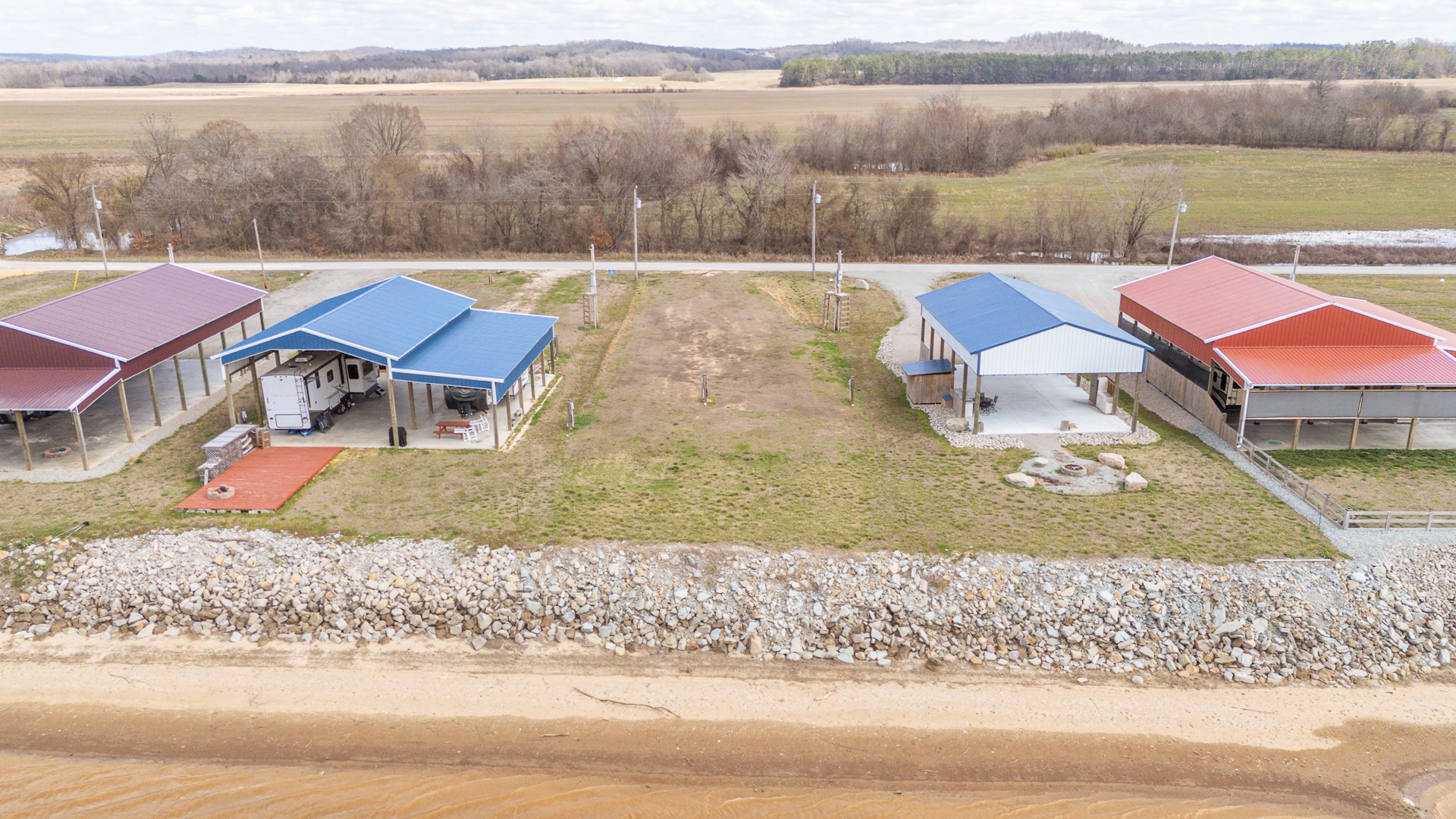 1987 Hardin Bottom River Road Clifton, TN 38425 - Photo 15 of 18 a view of a yard with furniture