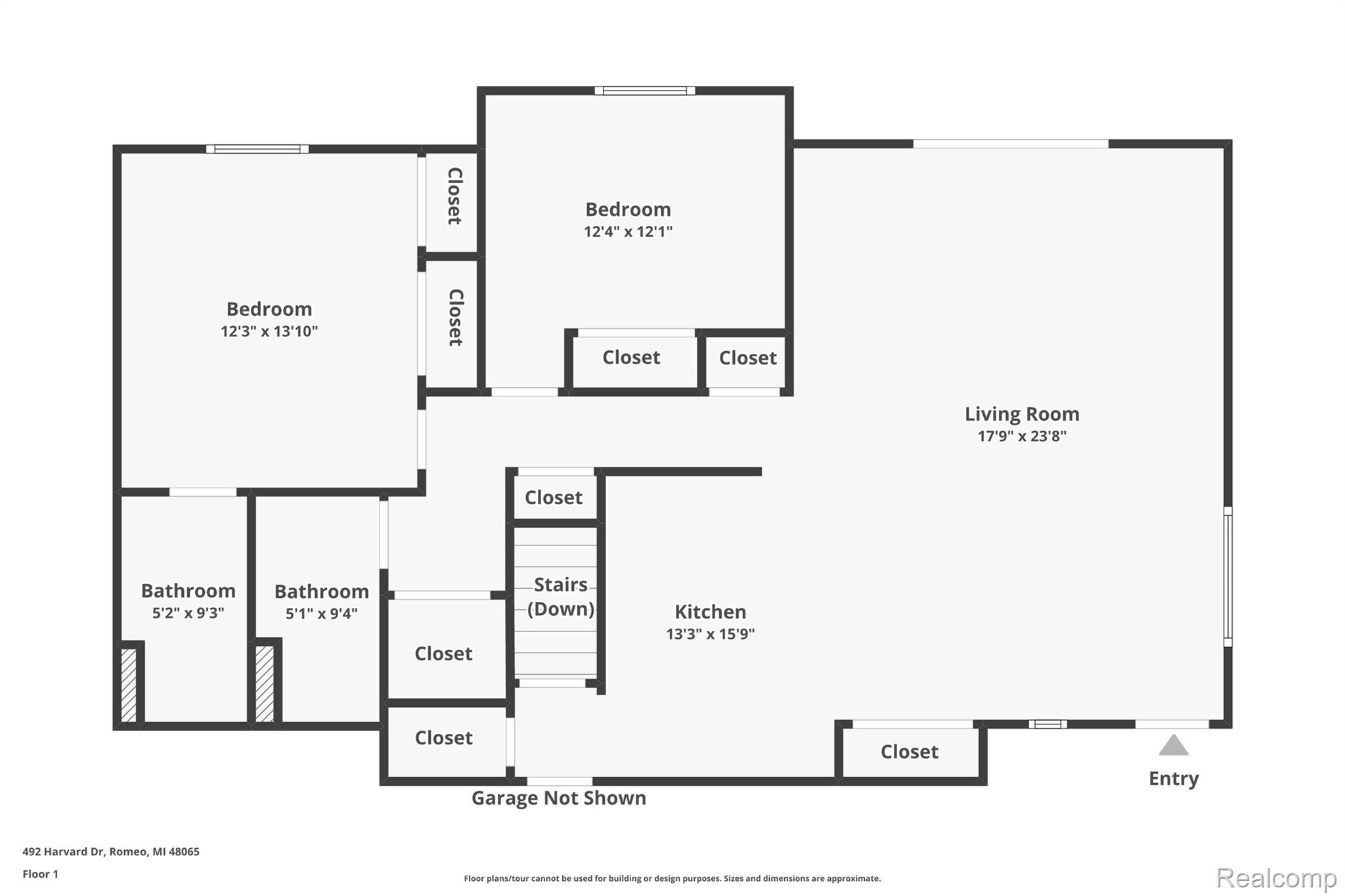 493 Harvard Drive Romeo, MI 48065 - Photo 35 of 36 Floor plan