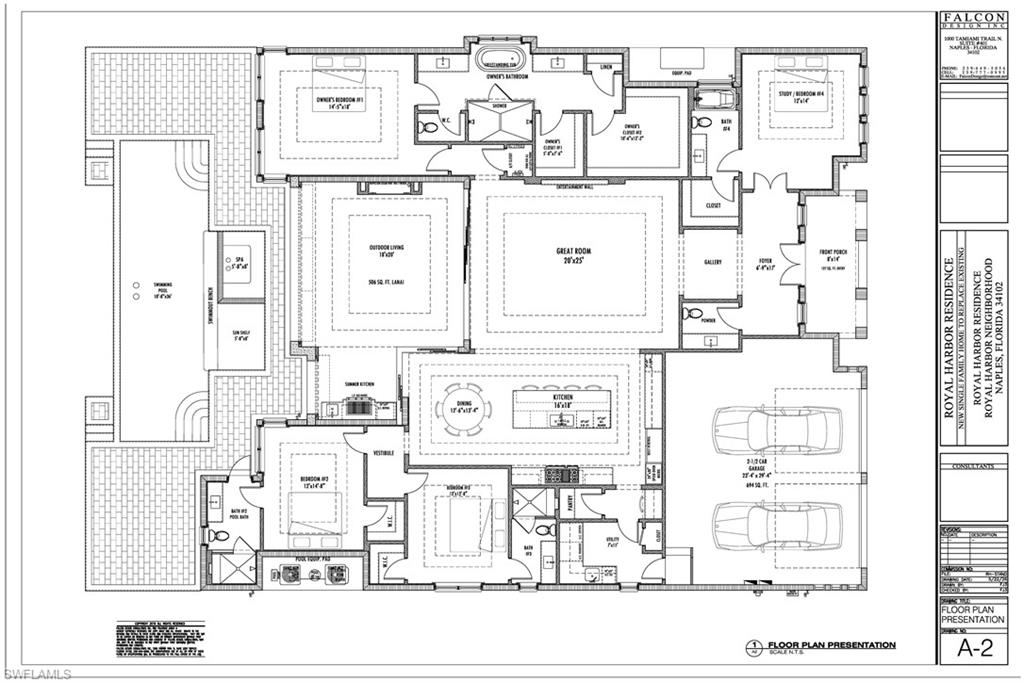 2165 Tarpon Road Naples, FL 34102 - Photo 7 of 24 a black and white photo of a living room